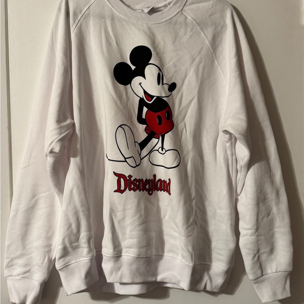 Disney White Mickey Mouse Sweater